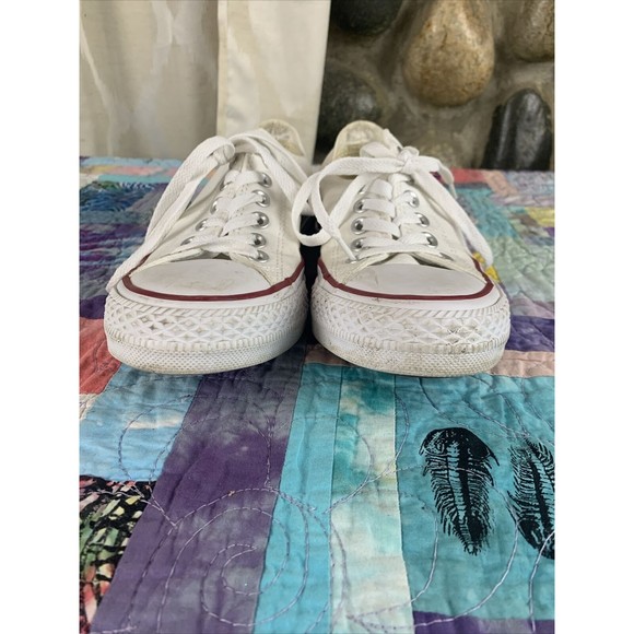Converse Shoes Mens 5 Womans 7 White Chuck Taylor All Star Low Lo Lace - Picture 8 of 9